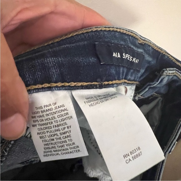 NWT: Lucky Brand Ava Supper Skinny High Waist Jeans 10/31 - Picture 9 of 9